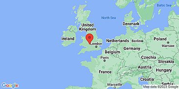 Map of Cheltenham, Gloucestershire, England