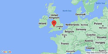 Map of Little Garway, Herefordshire, England