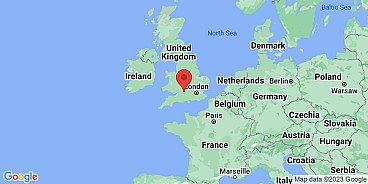 Map of Wootton Bassett, Wiltshire, England