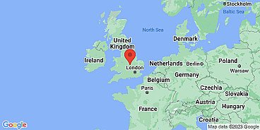 Map of Crowcroft, Worcestershire, England