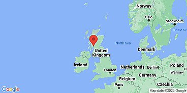 Map of Gourock, Renfrewshire, Scotland