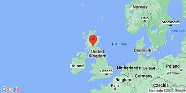 Map of Stirling, Stirlingshire, Scotland