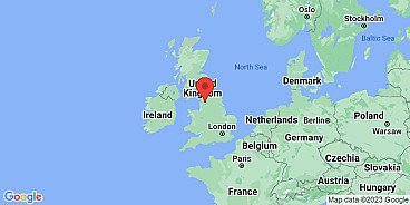 Map of Chatburn, Lancashire, England