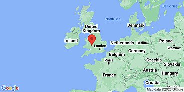 Map of Durlow Common, Herefordshire, England