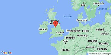 Map of Eccles, Lancashire, England