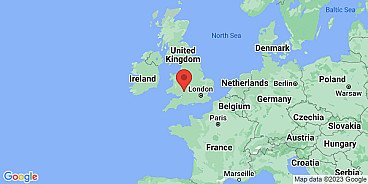 Map of Forest of Dean, Gloucestershire, England