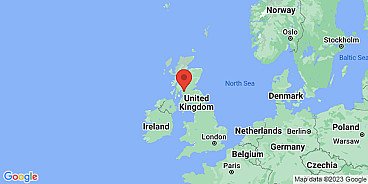 Map of Johnstone, Renfrewshire, Scotland