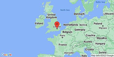 Map of Westminster, Middlesex, England