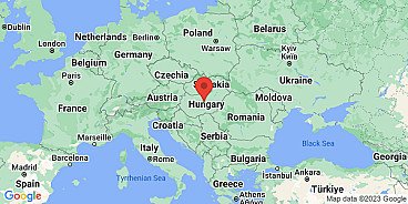 Map of Hungary