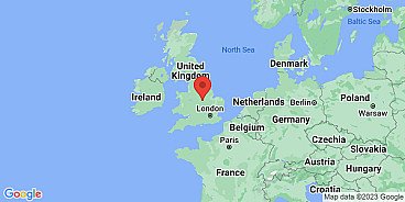 Map of Leicester, Leicestershire, England