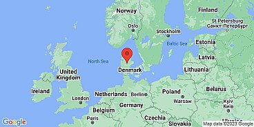 Map of Denmark