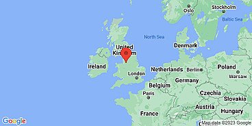 Map of Altrincham, Cheshire, England