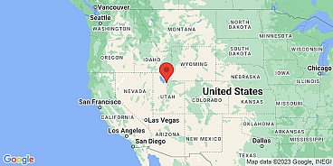 Map of Salt Lake City, Salt Lake County, Utah