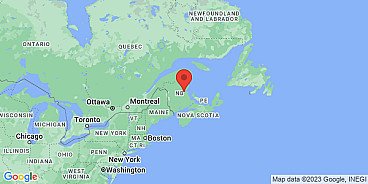 Map of Chatham, Northumberland County, New Brunswick, British North America