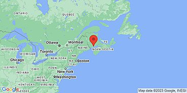 Map of Saint John, New Brunswick, British North America