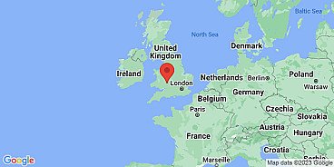 Map of Halkington, Dymock, Gloucestershire, England