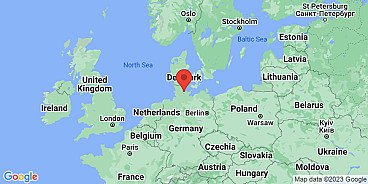 Map of Kiel, Schleswig-Holstein, Germany