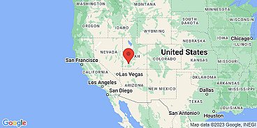 Map of Parowan, Iron County, Utah