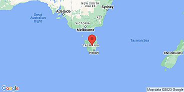 Map of Tasmania