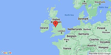 Map of Wrexham, Wrexham County, Wales