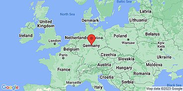 Map of Szczecin, Stettin, Germany