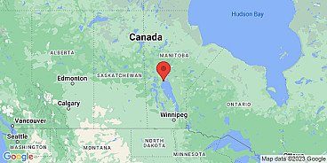 Map of Manitoba, Canada