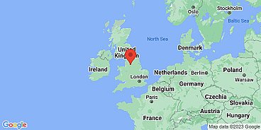 Map of Tintwistle, Cheshire, England