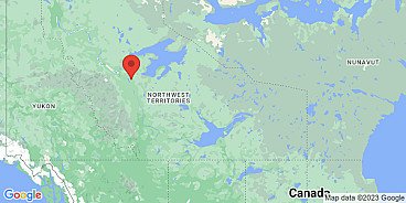 Map of Banff, Northwest Territories, Canada