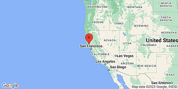 Map of Cloverdale, Sonoma County, California