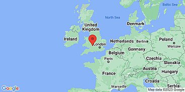 Map of Chalford, Gloucestershire, England