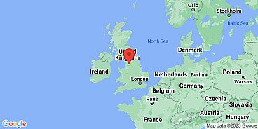 Map of Whalley Abbey, Whalley, Lancashire, England