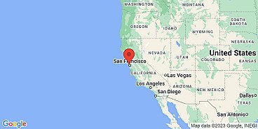 Map of Mt. Tamalpais, Marin County, California