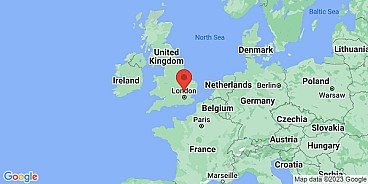 Map of Graveley, Huntingdonshire, England