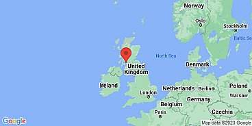 Map of Crosbie, West Kilbride, Ayrshire, Scotland