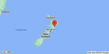 Map of Te Hauke, North Island, New Zealand