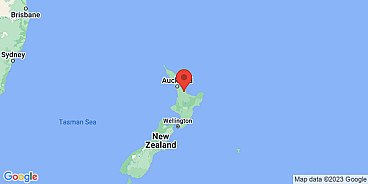 Map of Te Aroha, North Island, New Zealand