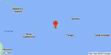 Map of Fiji