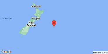 Map of Chatham Islands, Colony of New Zealand, Great Britain