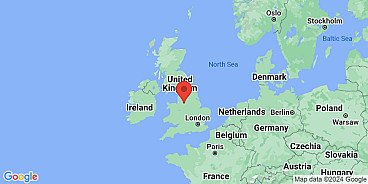 Map of Bollington, Cheshire, England