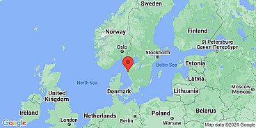 Map of Gothenburg, Gothenburg and Bohus County, Sweden