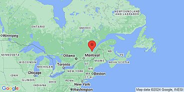 Map of Quebec, Canada East, Province of Canada, British North America