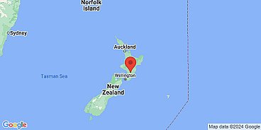 Map of Woodville, North Island, New Zealand