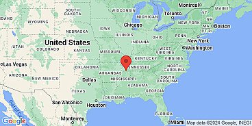 Map of Saulsbury, Hardeman County, Tennessee