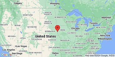 Map of Redemption Hill, Miller's Hollow, Pottawattamie County, Iowa Territory