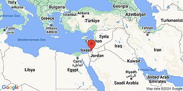 Map of Mount Calvary, Jerusalem