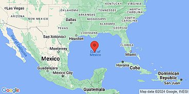 Map of Gulf of Mexico