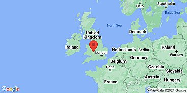 Map of Malvern Hills, England