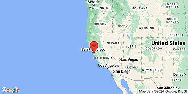 Map of San Francisco Bay, Alta California, Mexico