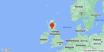 Map of Campsie, Stirlingshire, Scotland