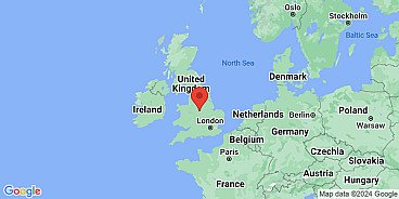 Map of Newhall, Derbyshire, England